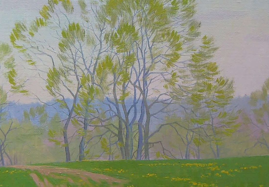 Oil painting Summer nature Valery Savenets - 6