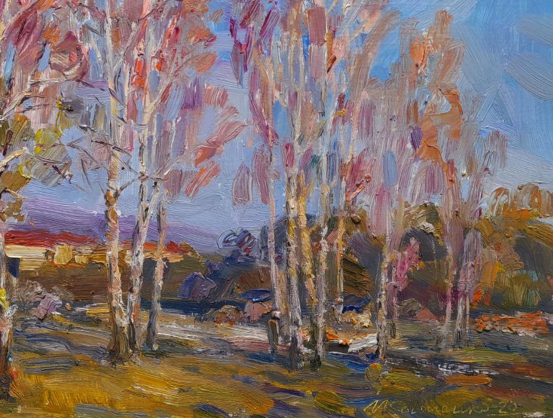 Oil painting Whispering birches Ivan Kovalenko - 5