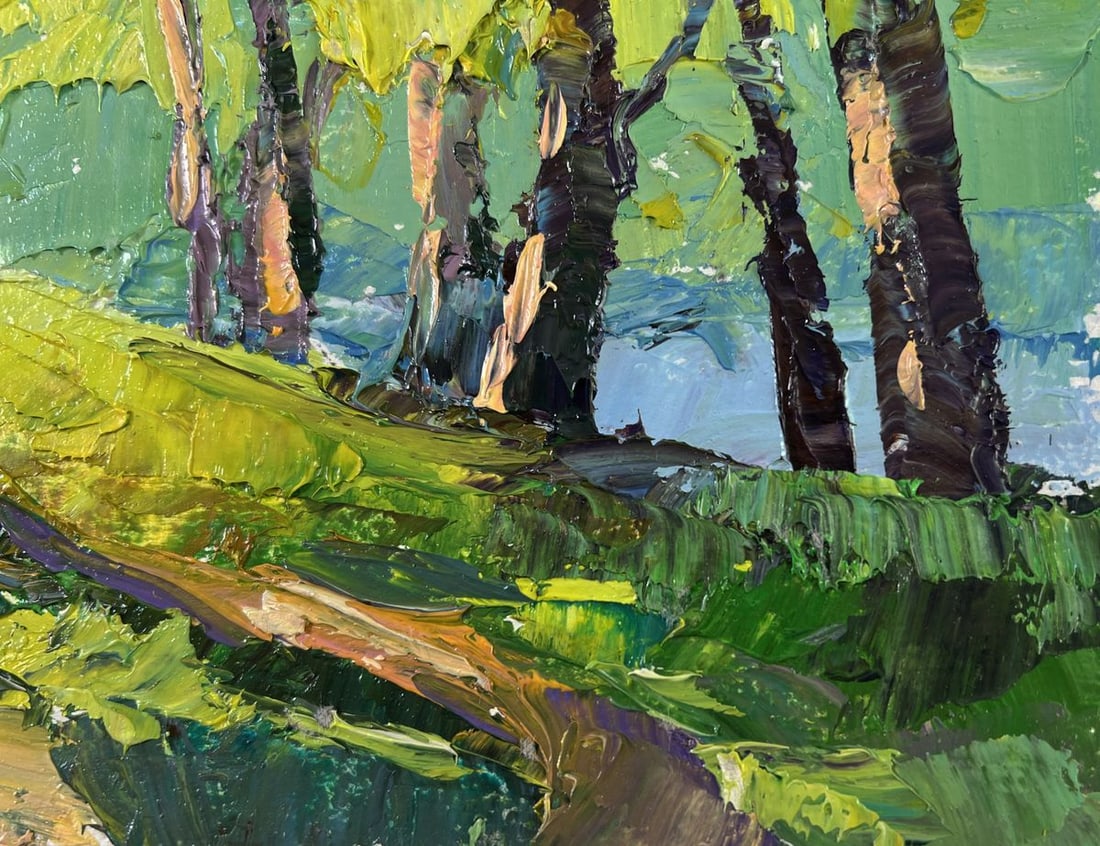 Oil painting The youth of nature Boris Serdyuk - 5