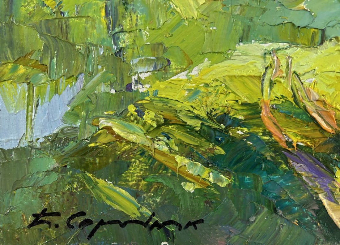 Oil painting The youth of nature Boris Serdyuk - 6