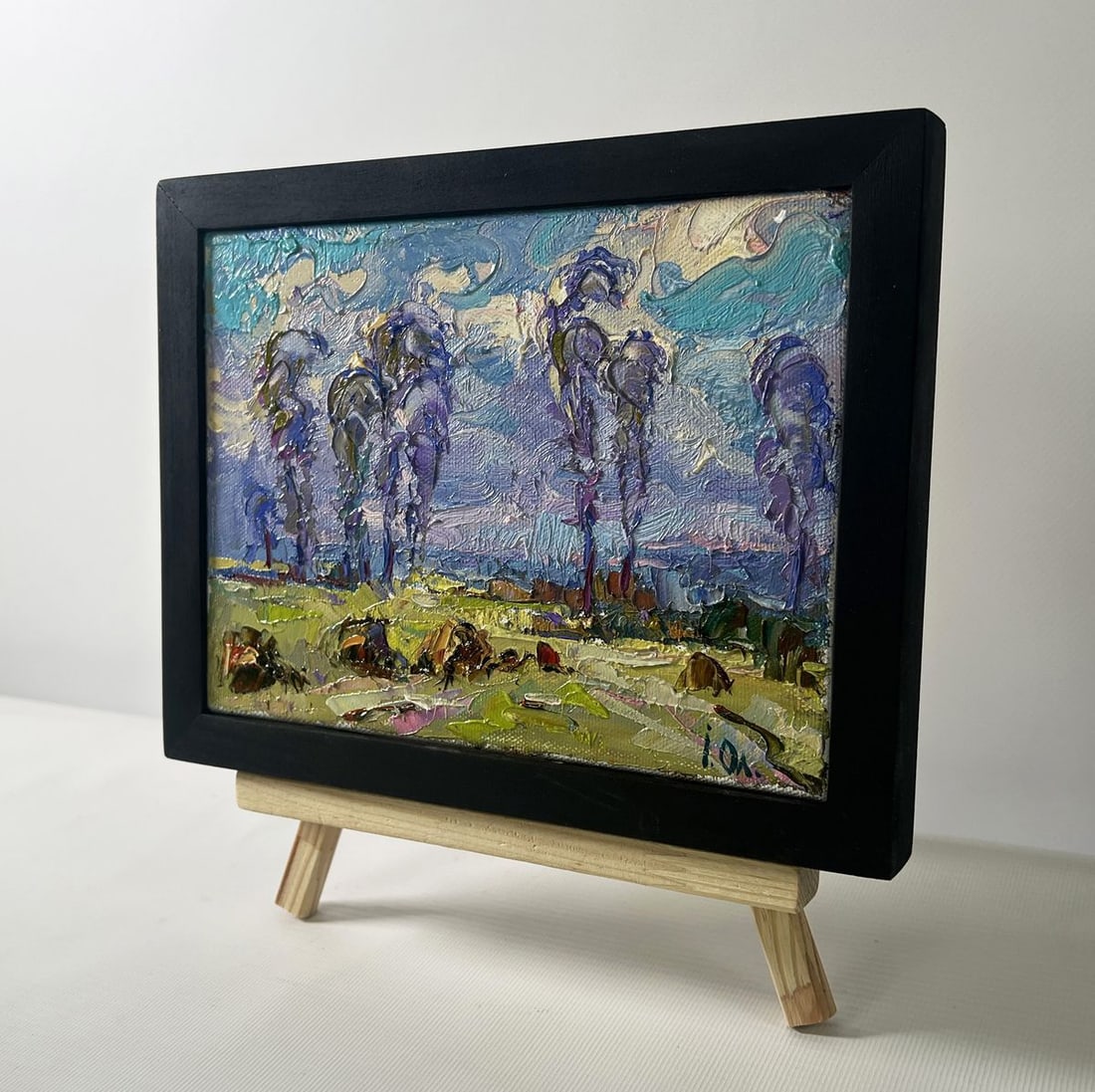 Oil painting Spring coolness hugging the earth Oleksiy Ivanyuk - 2