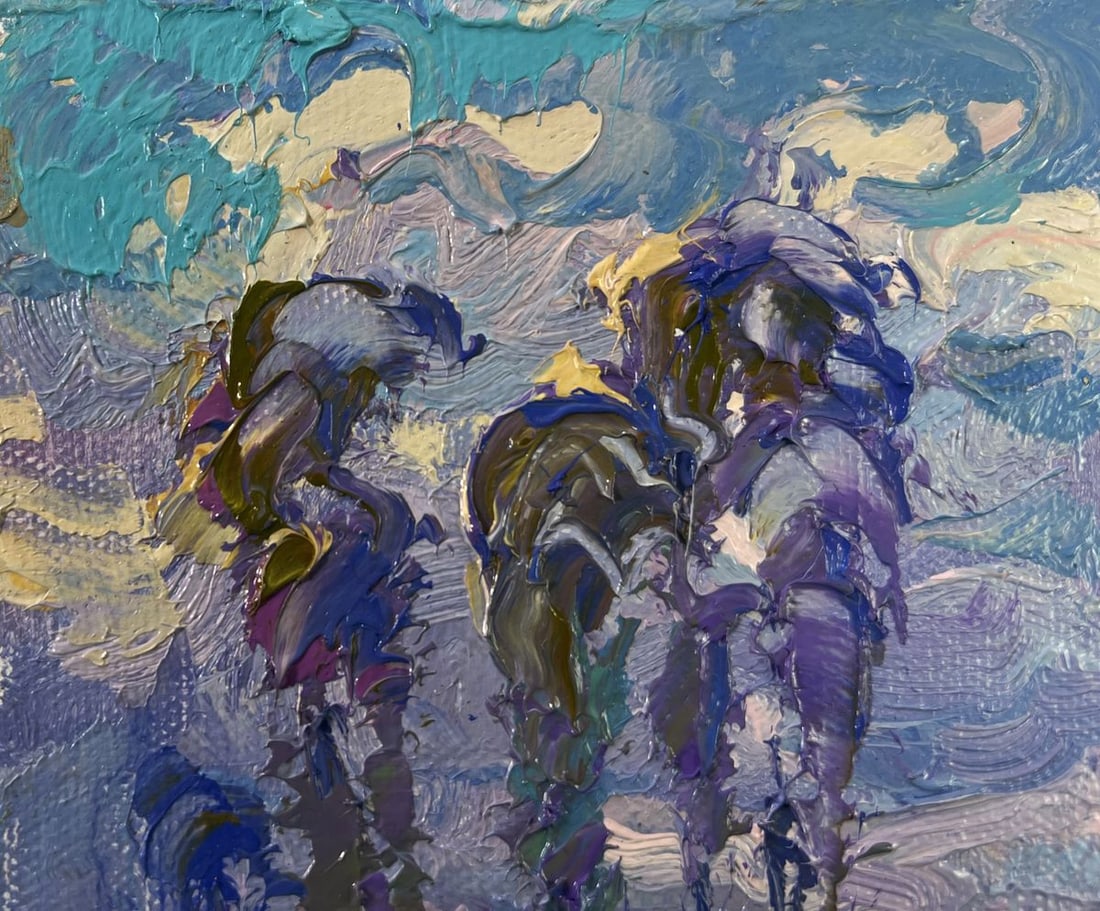 Oil painting Spring coolness hugging the earth Oleksiy Ivanyuk - 6