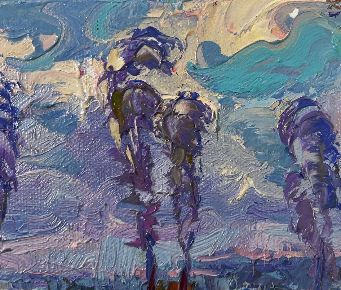 Oil painting Spring coolness hugging the earth Oleksiy Ivanyuk - 7