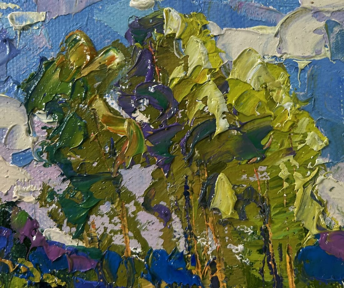 Oil painting Echoes of spring and water's glimmer Oleksiy Ivanyuk - 4