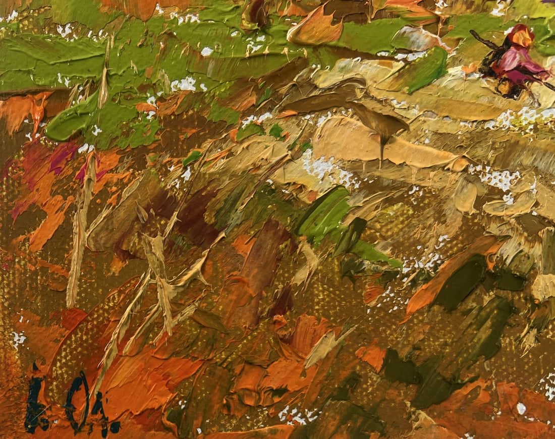 Oil painting Gentle wind over the haystack Oleksiy Ivanyuk - 6