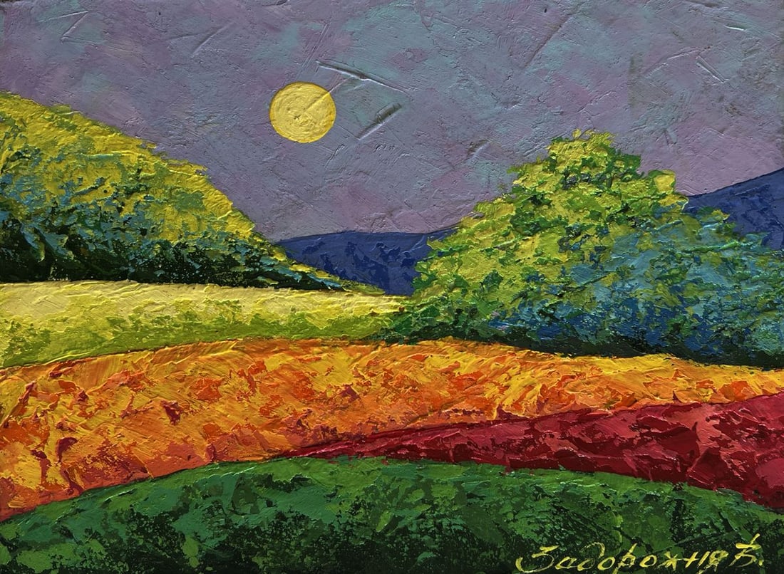 Oil painting Harmony of nature V. Zadorozhnya - 3