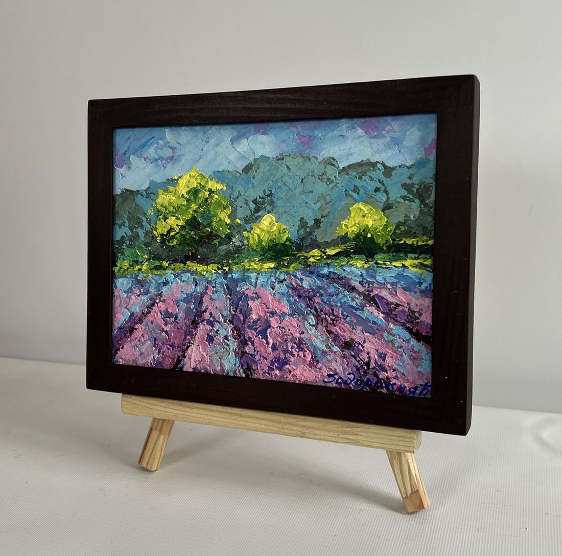 Oil painting Floral glow under the sky V. Zadorozhnya - 2