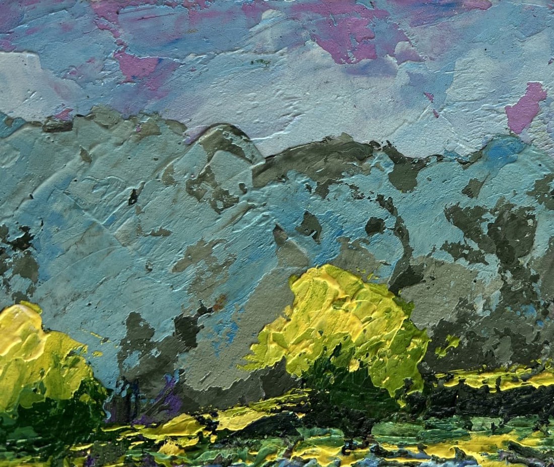 Oil painting Floral glow under the sky V. Zadorozhnya - 5