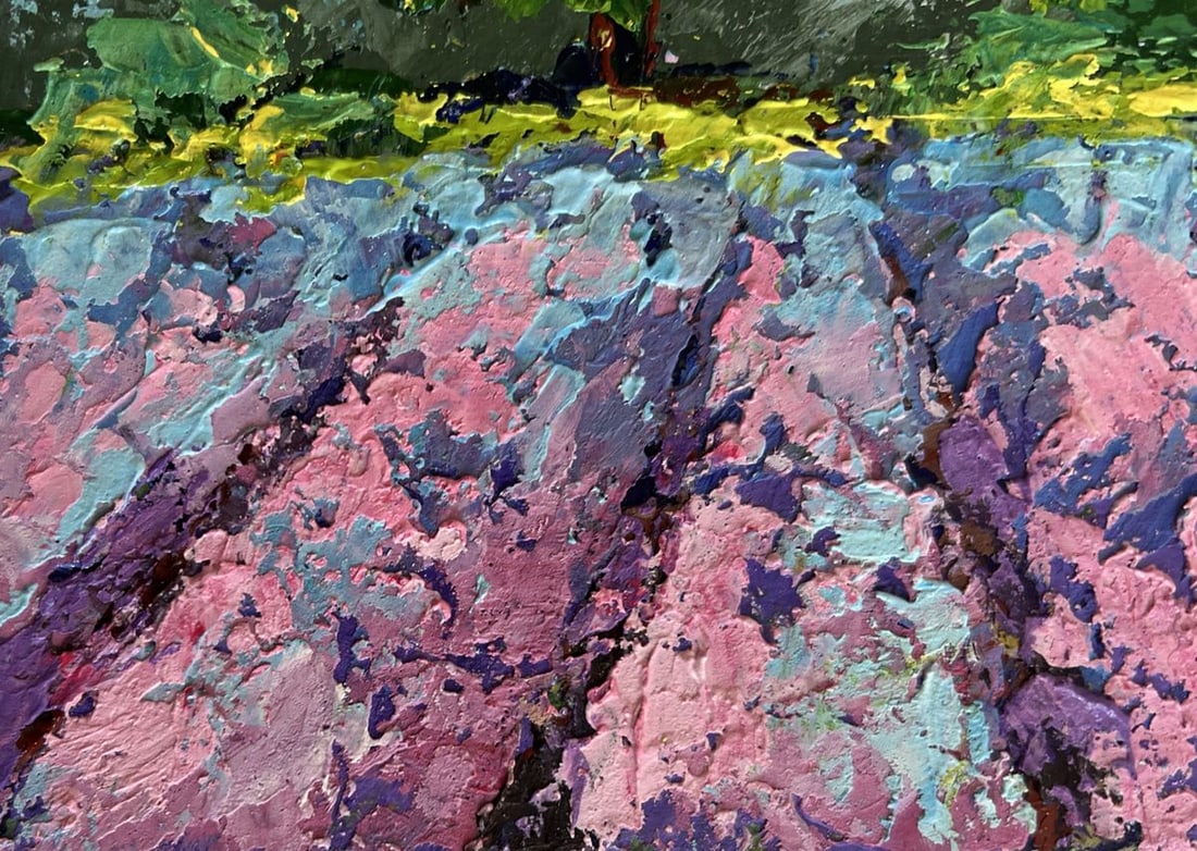 Oil painting Floral glow under the sky V. Zadorozhnya - 7