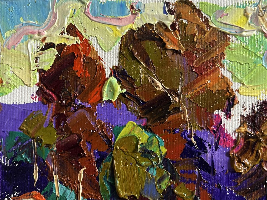 Oil painting On the pasture Alex Kalenyuk - 5