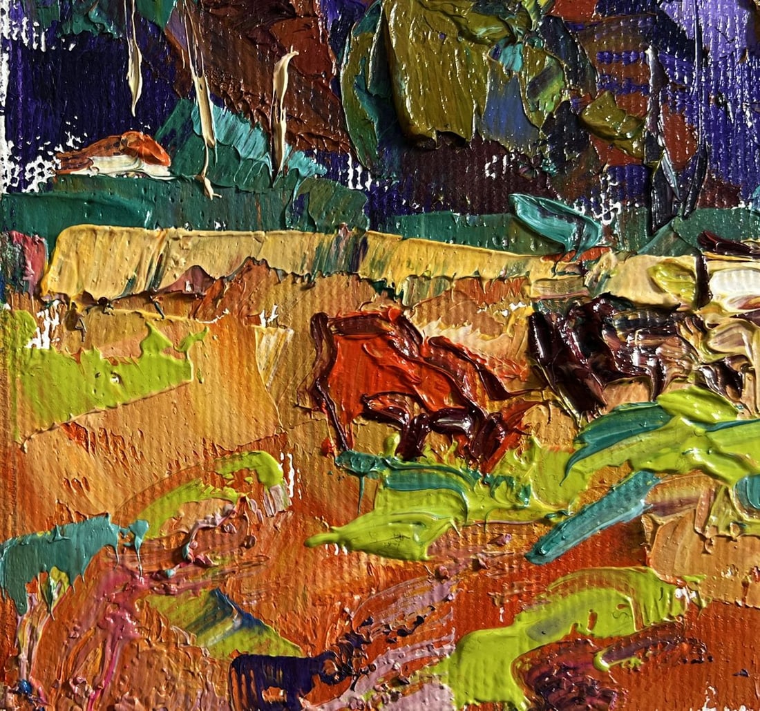 Oil painting On the pasture Alex Kalenyuk - 6