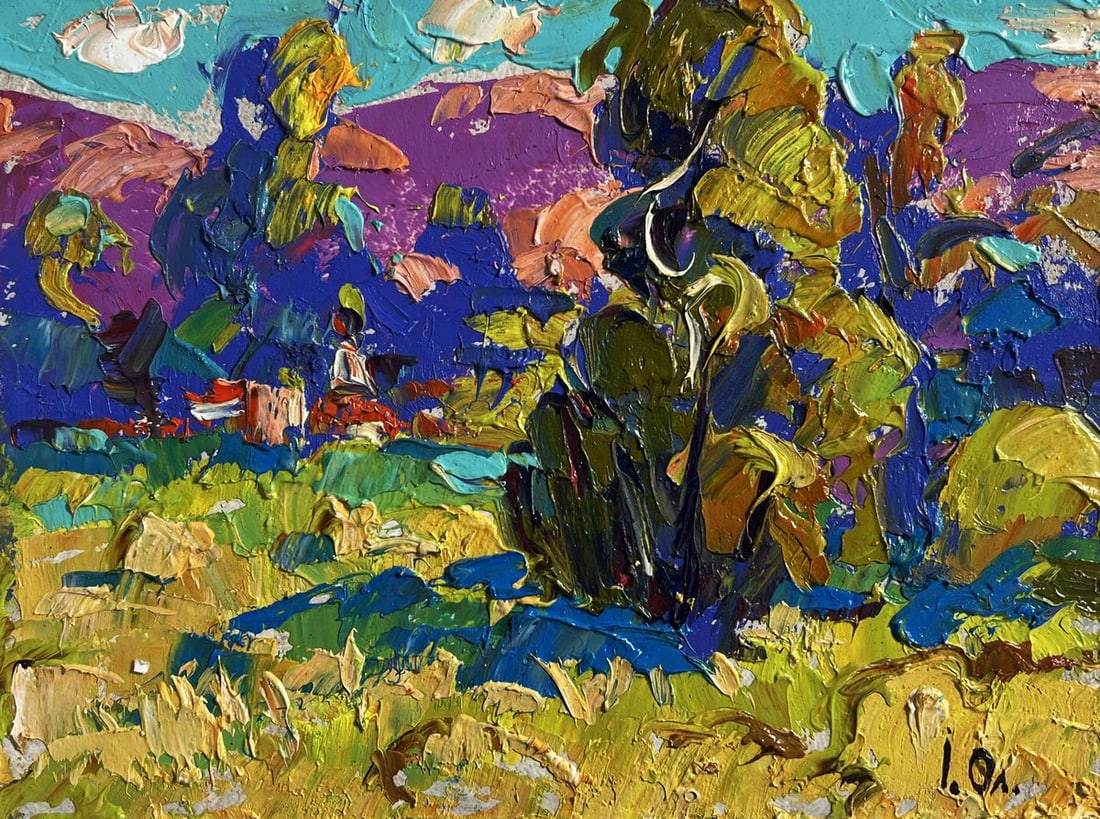 Oil painting Fresh summer morning Alex Kalenyuk - 3