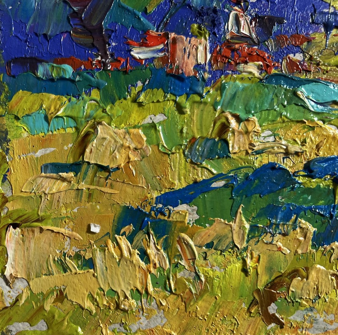 Oil painting Fresh summer morning Alex Kalenyuk - 6