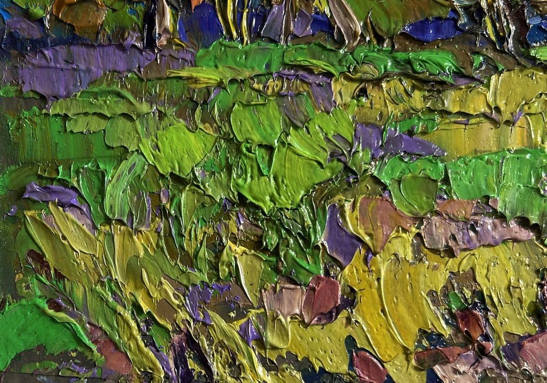 Oil painting Morning ringing of church bells Oksana Kalenyuk - 5