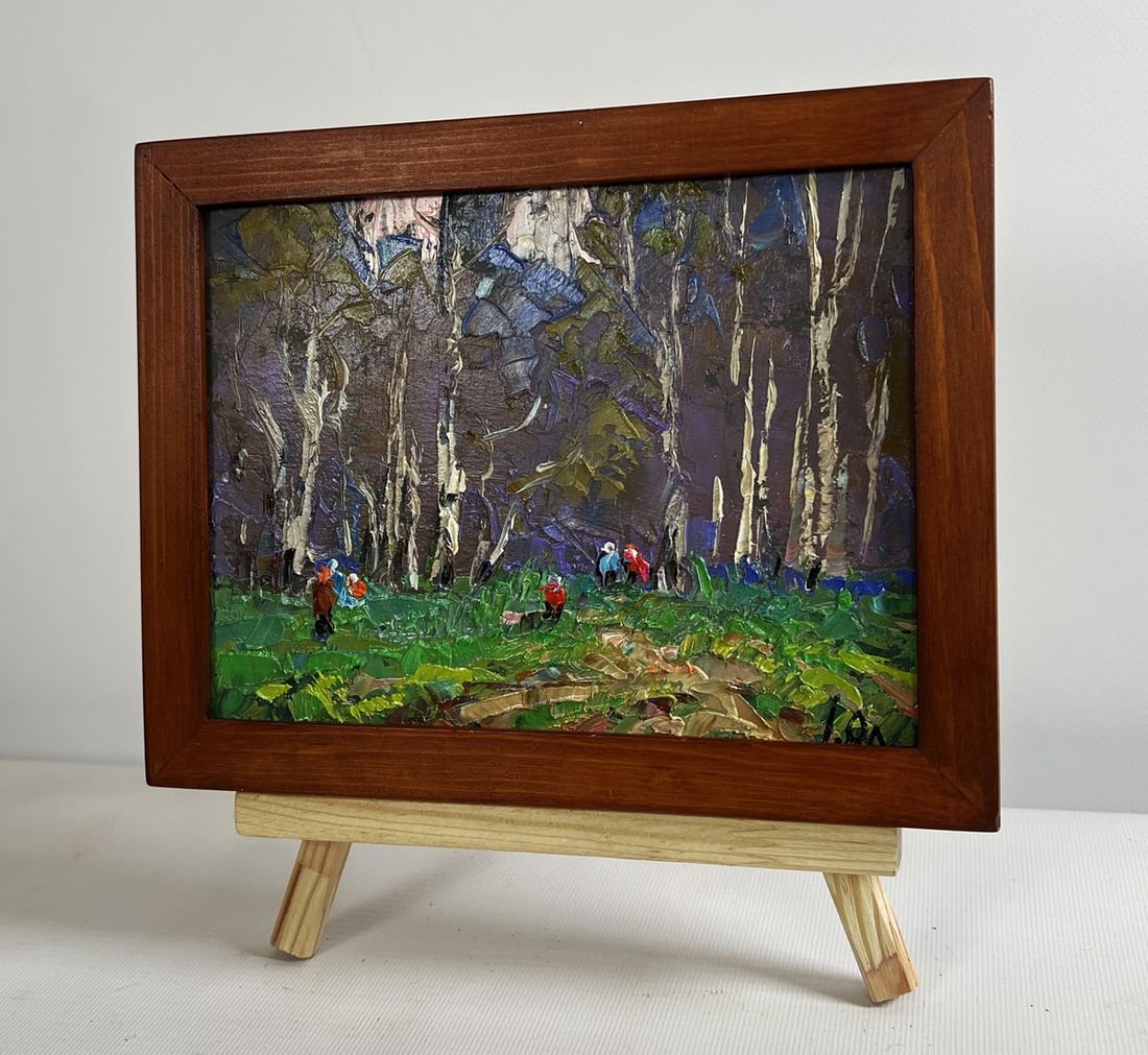 Oil painting Blooming spring Alex Kalenyuk - 2