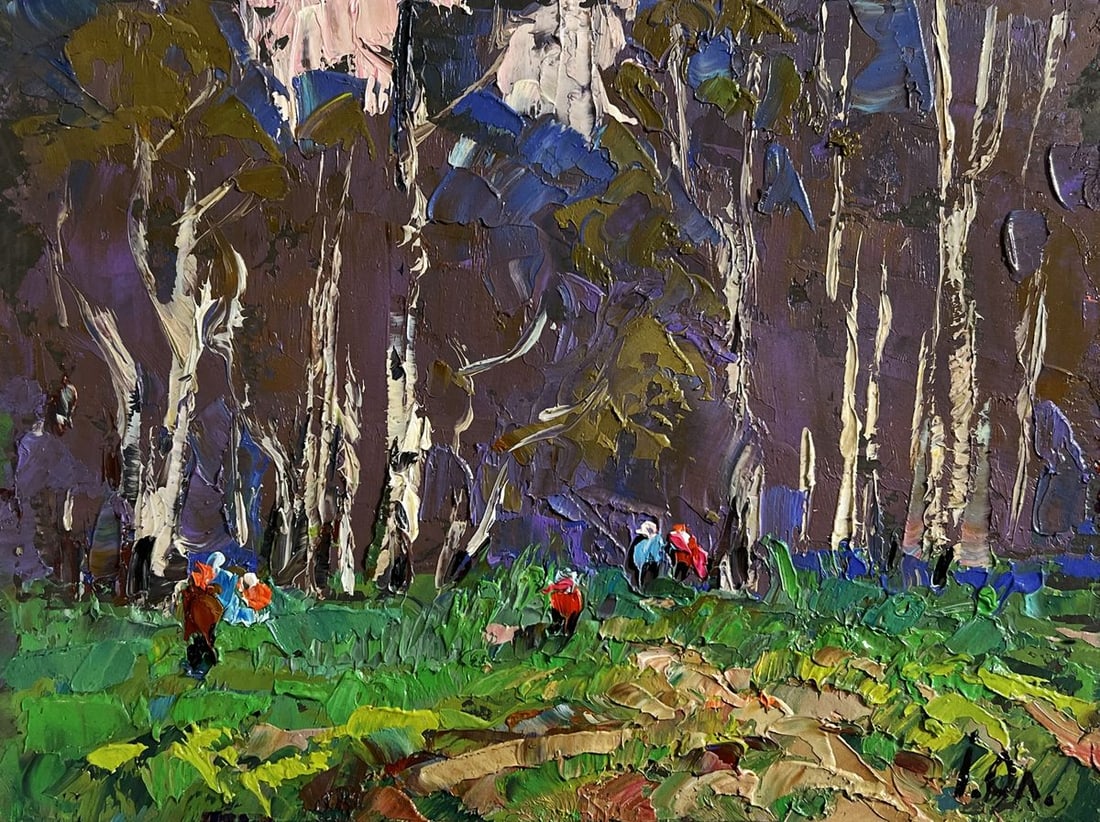 Oil painting Blooming spring Alex Kalenyuk - 3