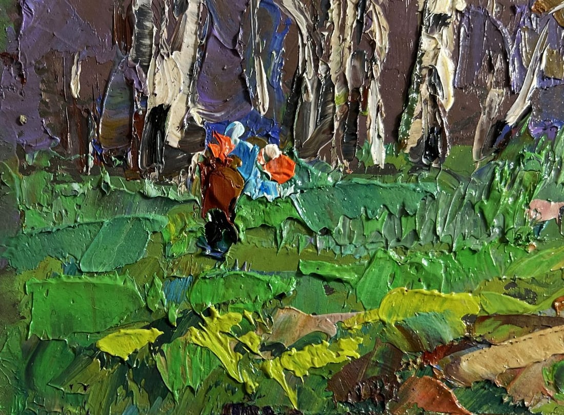 Oil painting Blooming spring Alex Kalenyuk - 5