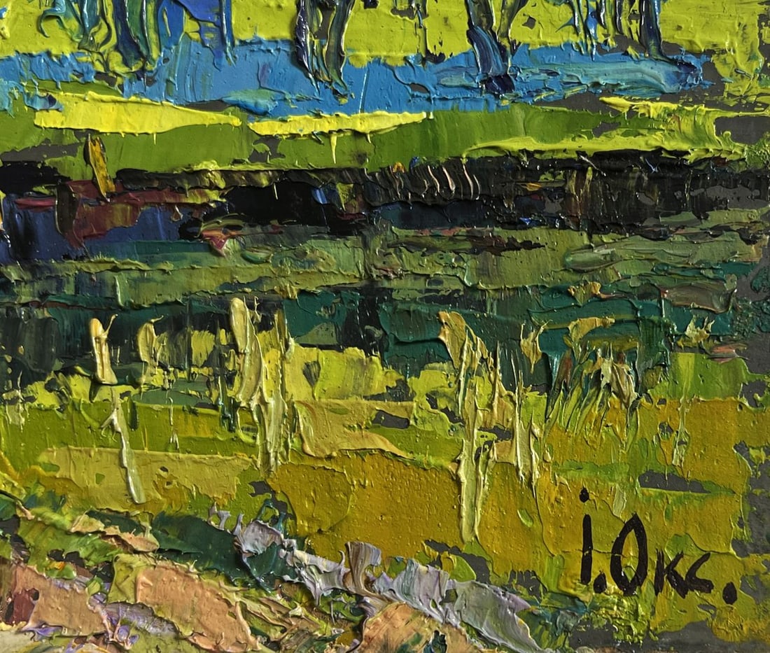 Oil painting To the other side Oksana Kalenyuk - 7