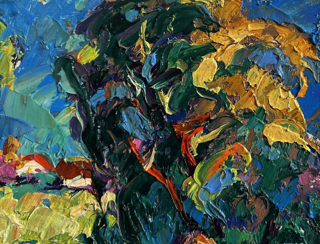 Oil painting After the rain freshness Alex Kalenyuk - 4