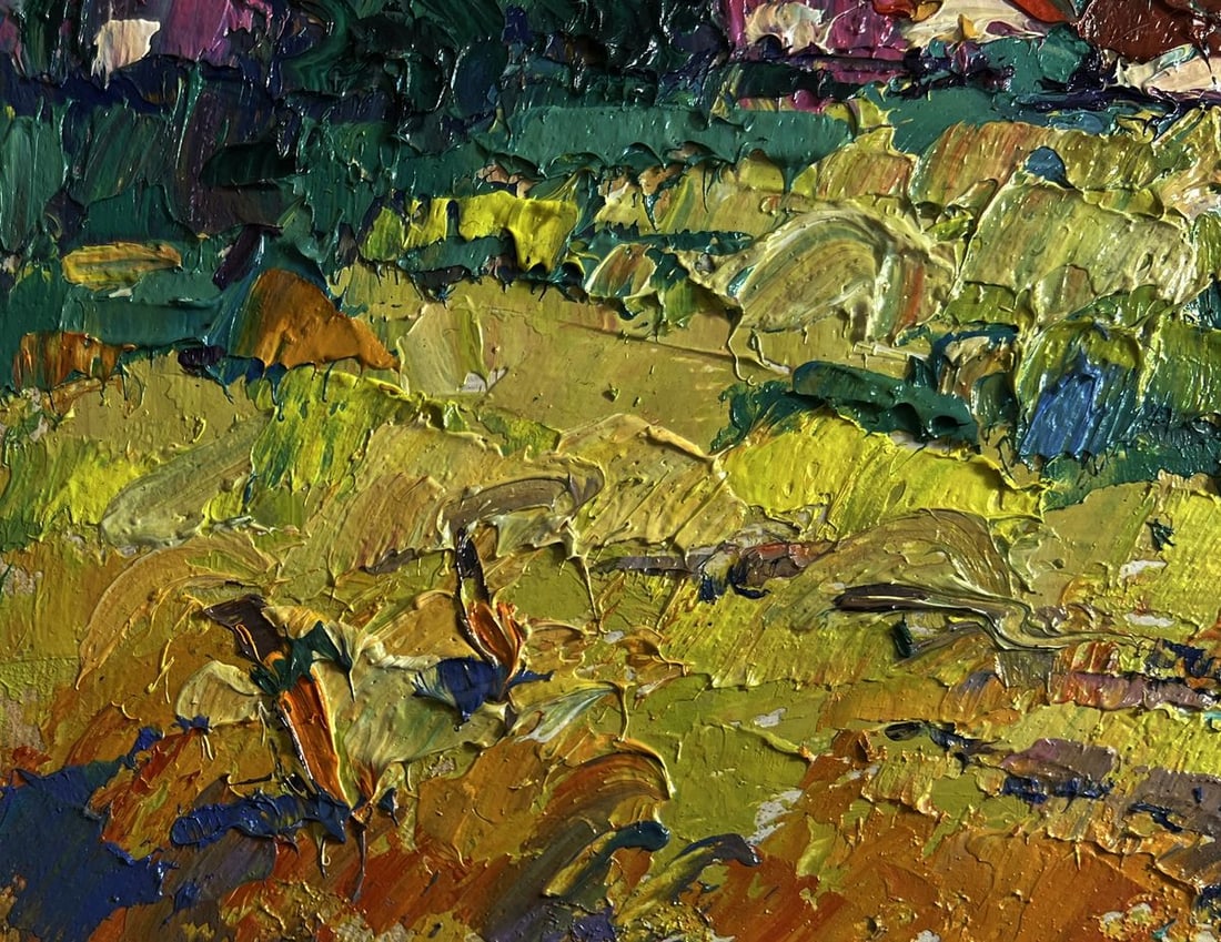 Oil painting After the rain freshness Alex Kalenyuk - 5