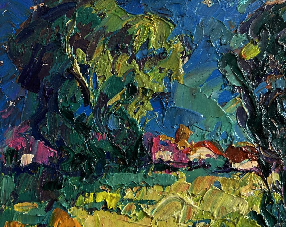 Oil painting After the rain freshness Alex Kalenyuk - 6