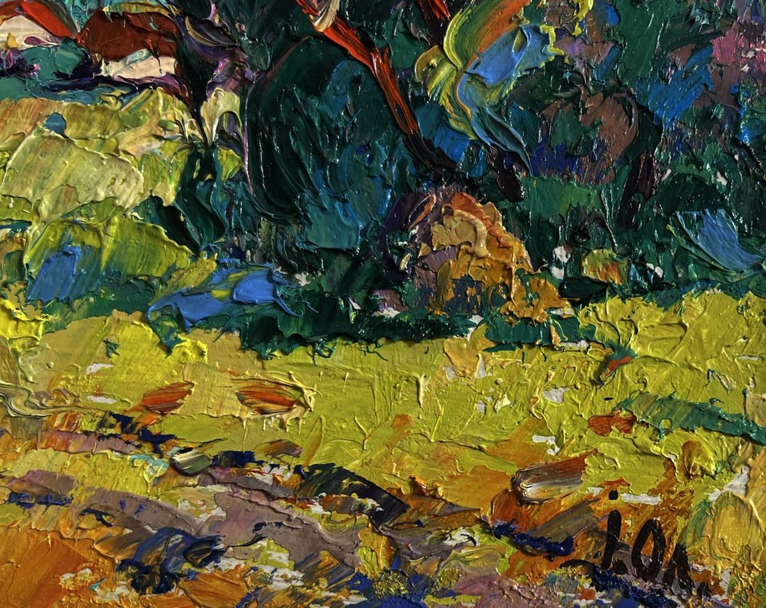 Oil painting After the rain freshness Alex Kalenyuk - 7