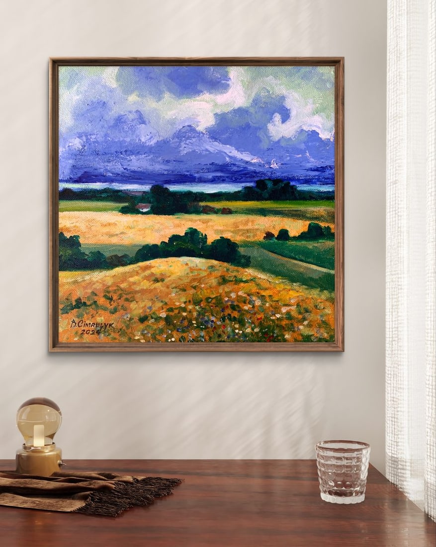 Oil painting Walking in the field Valentina Simashchuk - 2