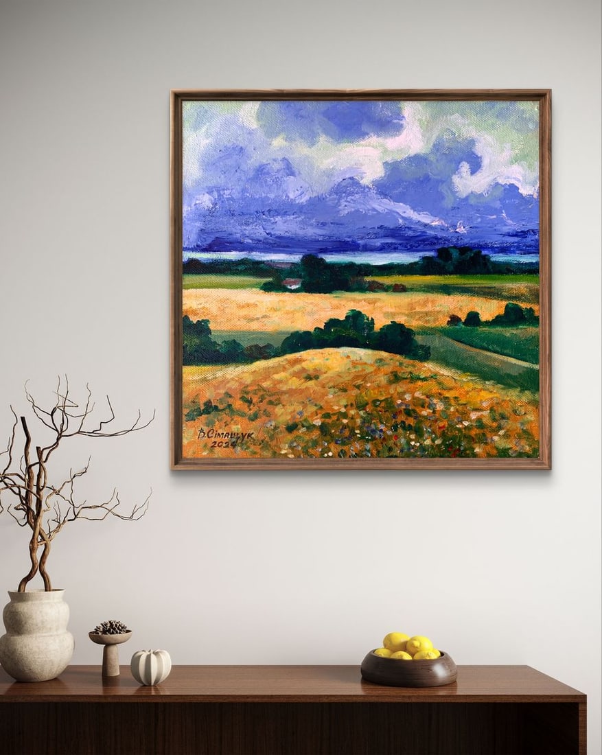 Oil painting Walking in the field Valentina Simashchuk - 3