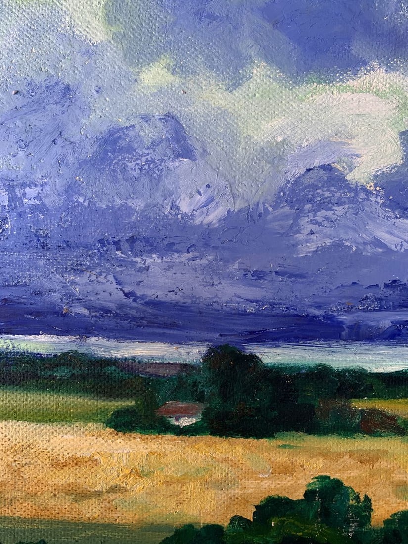 Oil painting Walking in the field Valentina Simashchuk - 4