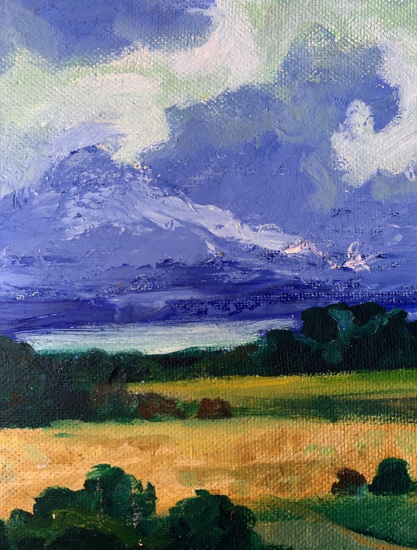 Oil painting Walking in the field Valentina Simashchuk - 7