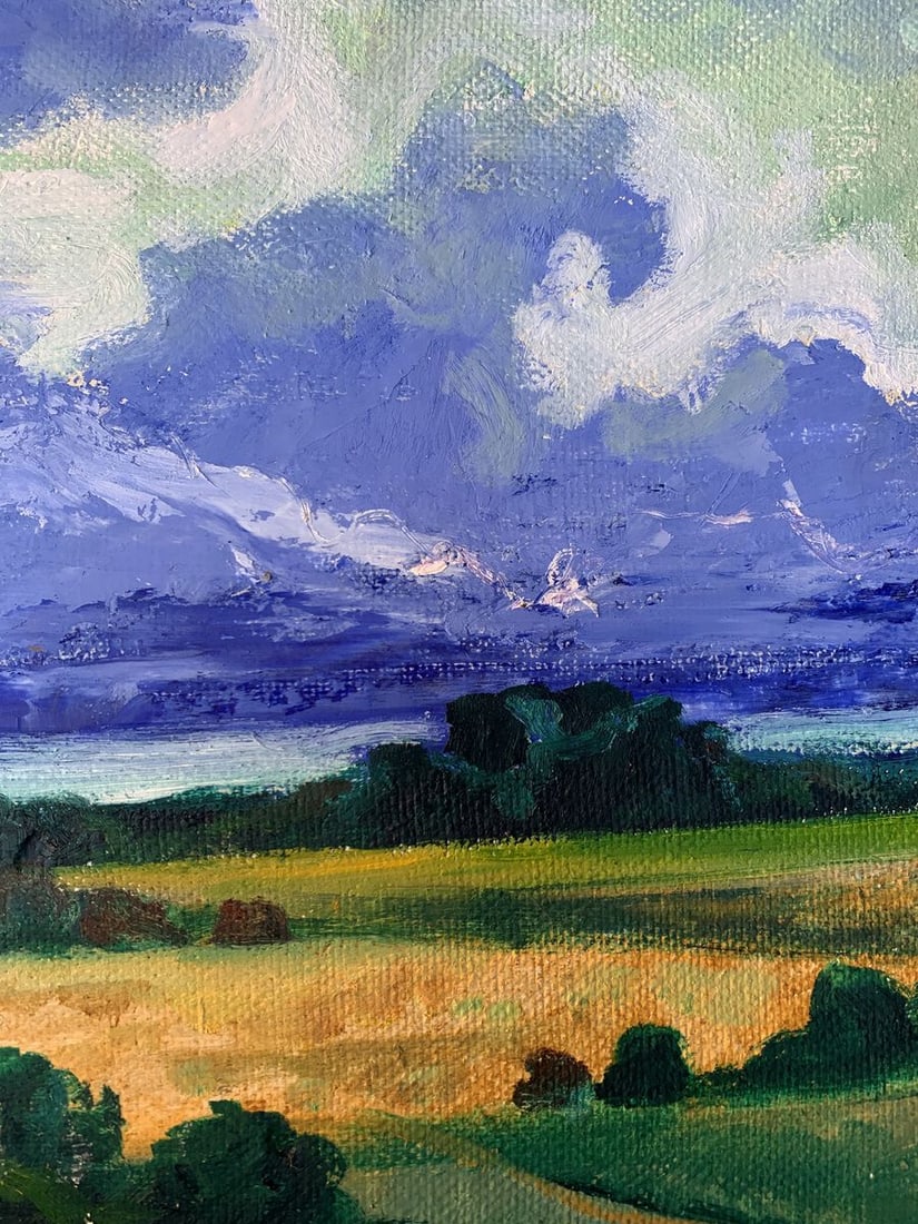 Oil painting Walking in the field Valentina Simashchuk - 8