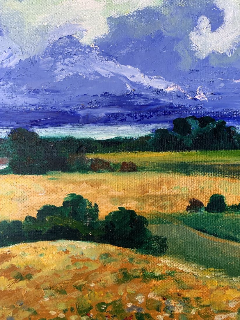 Oil painting Walking in the field Valentina Simashchuk - 9