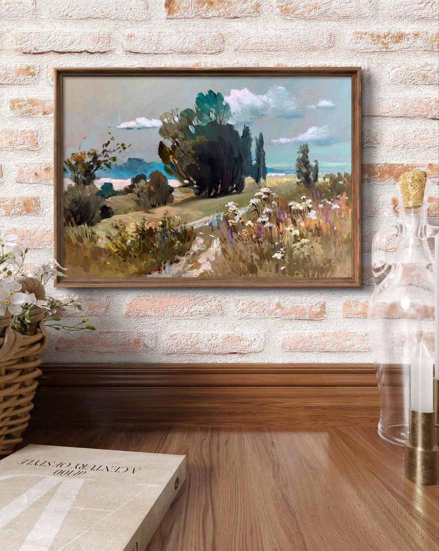 Oil painting Flower field Yuriy Suprunchuk - 3