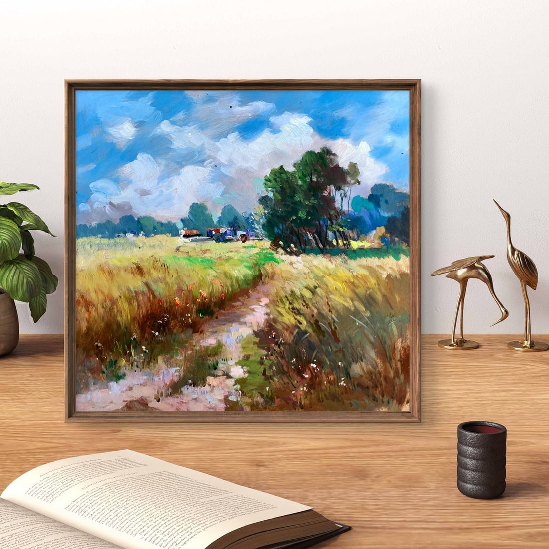 Oil painting Wheat field Yuriy Suprunchuk - 2