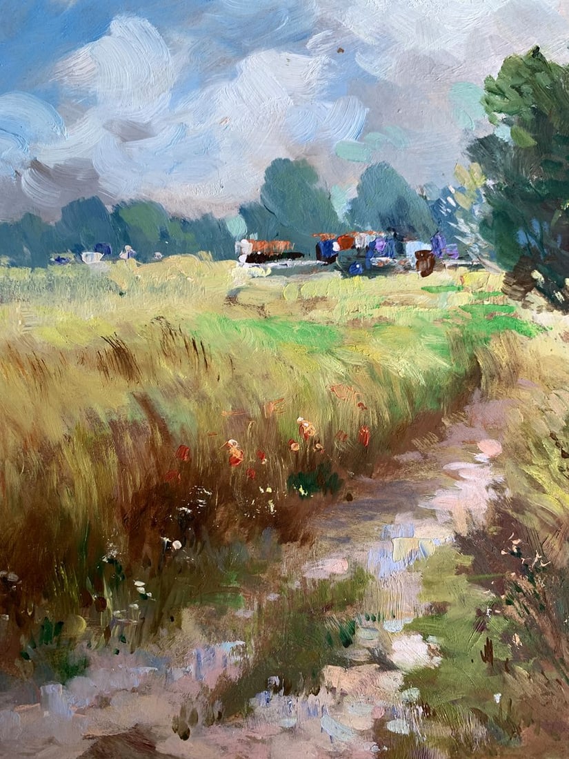 Oil painting Wheat field Yuriy Suprunchuk - 5