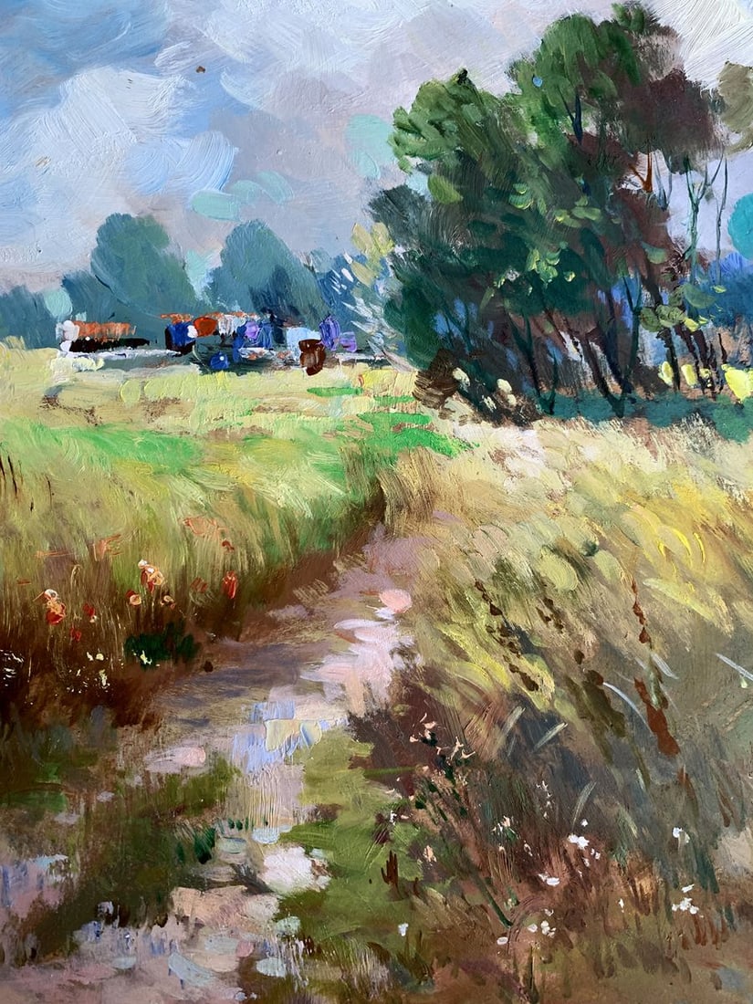 Oil painting Wheat field Yuriy Suprunchuk - 7