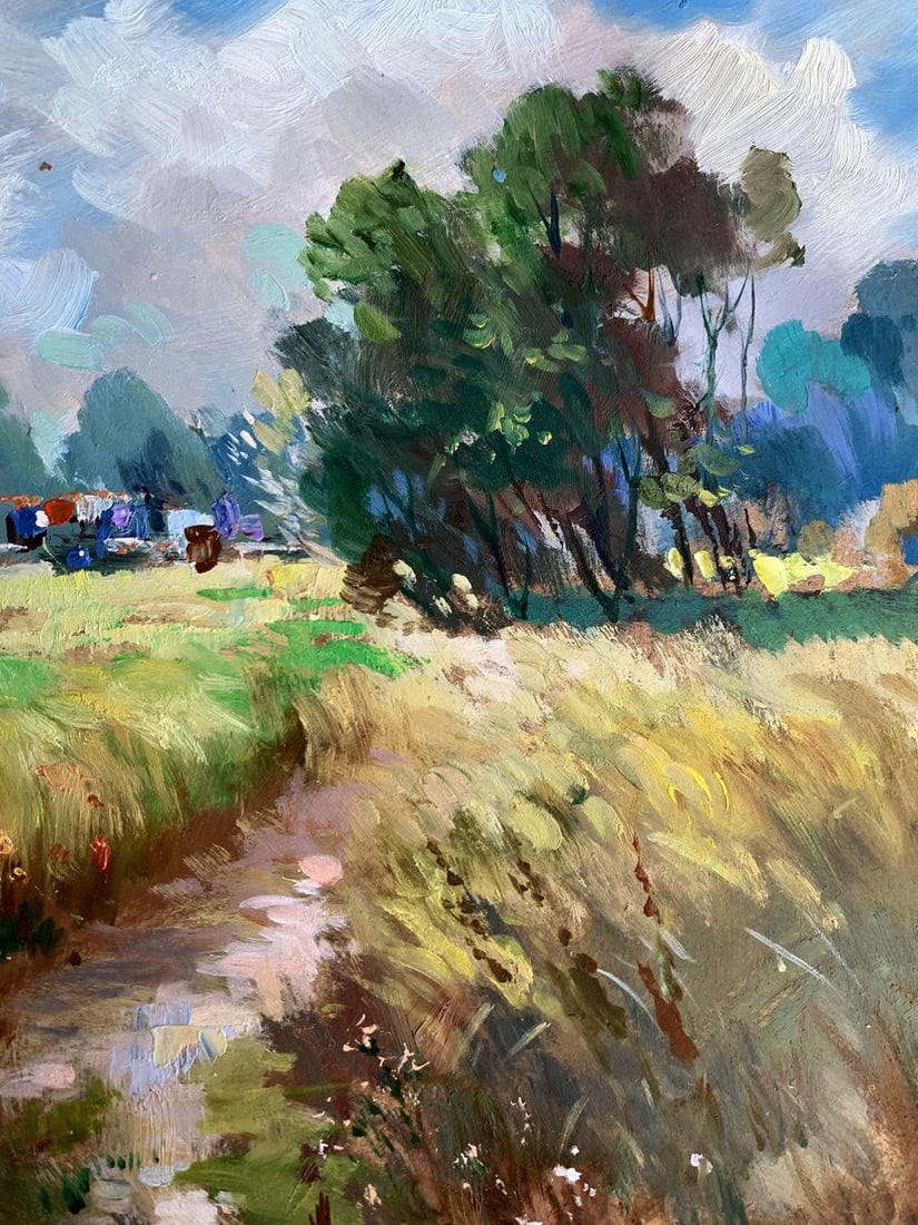 Oil painting Wheat field Yuriy Suprunchuk - 8