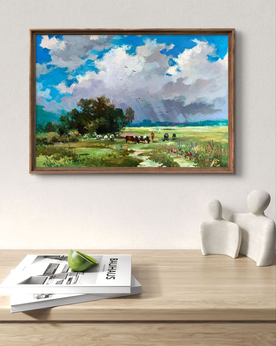 Oil painting Covered with clouds Yuriy Suprunchuk - 3