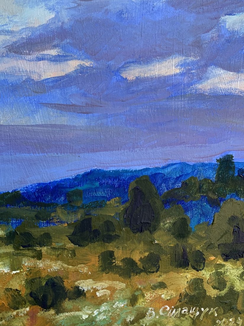 Oil painting Summer evening Valentina Simashchuk - 10