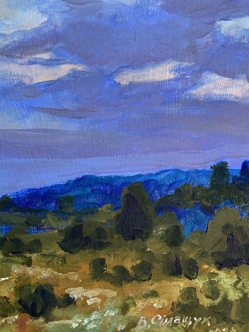 Oil painting Summer evening Valentina Simashchuk - 11