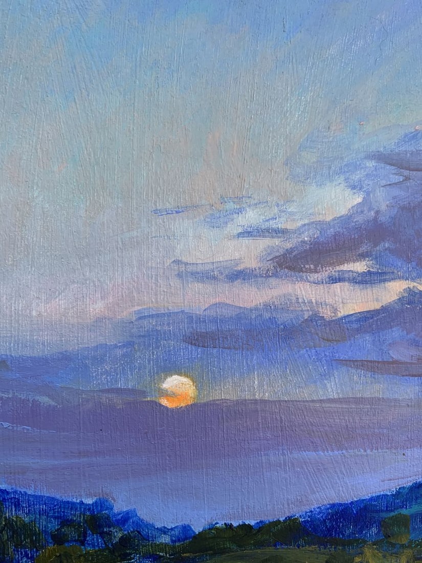 Oil painting Summer evening Valentina Simashchuk - 4