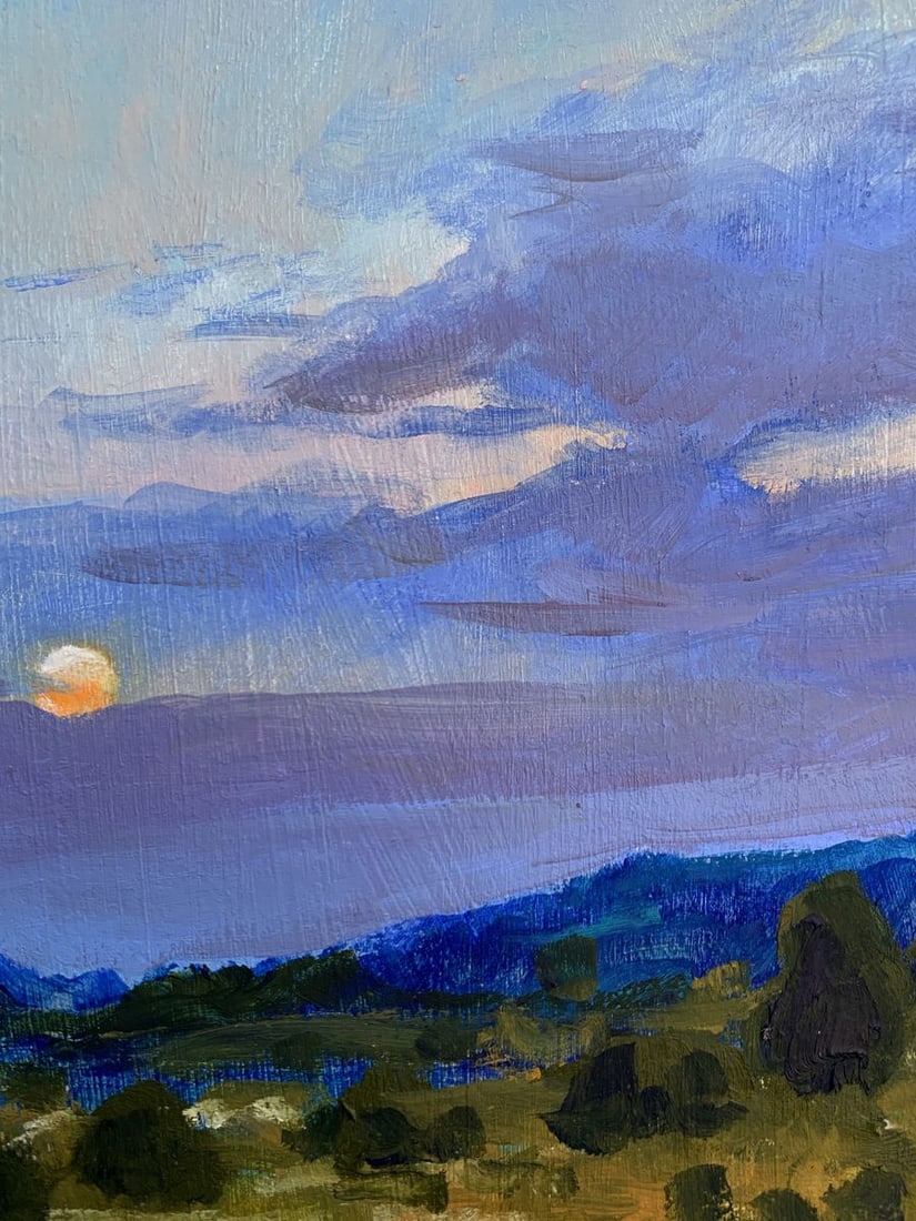 Oil painting Summer evening Valentina Simashchuk - 6