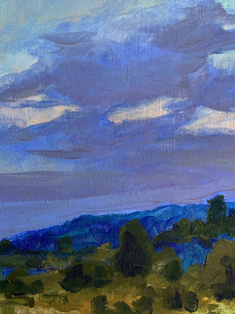 Oil painting Summer evening Valentina Simashchuk - 9