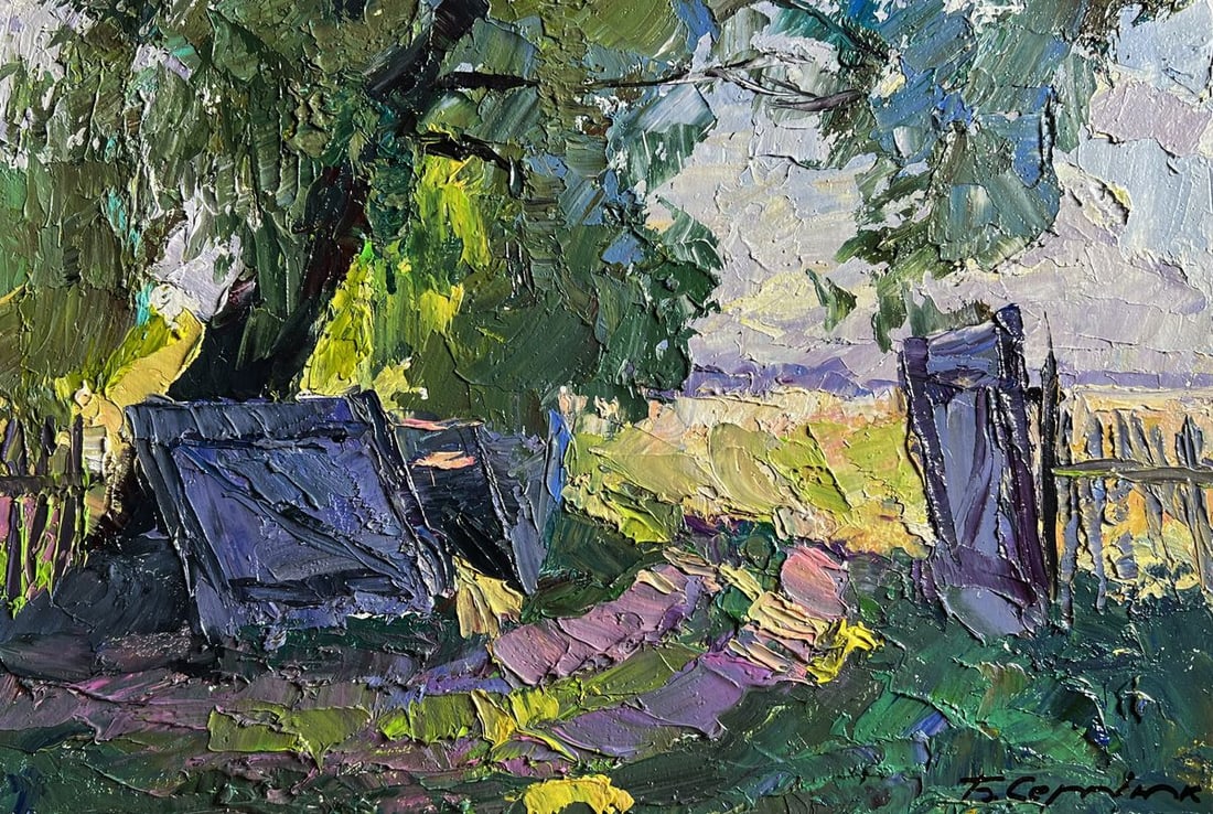 Oil painting The beginning of a summer day Boris Serdyuk - 3