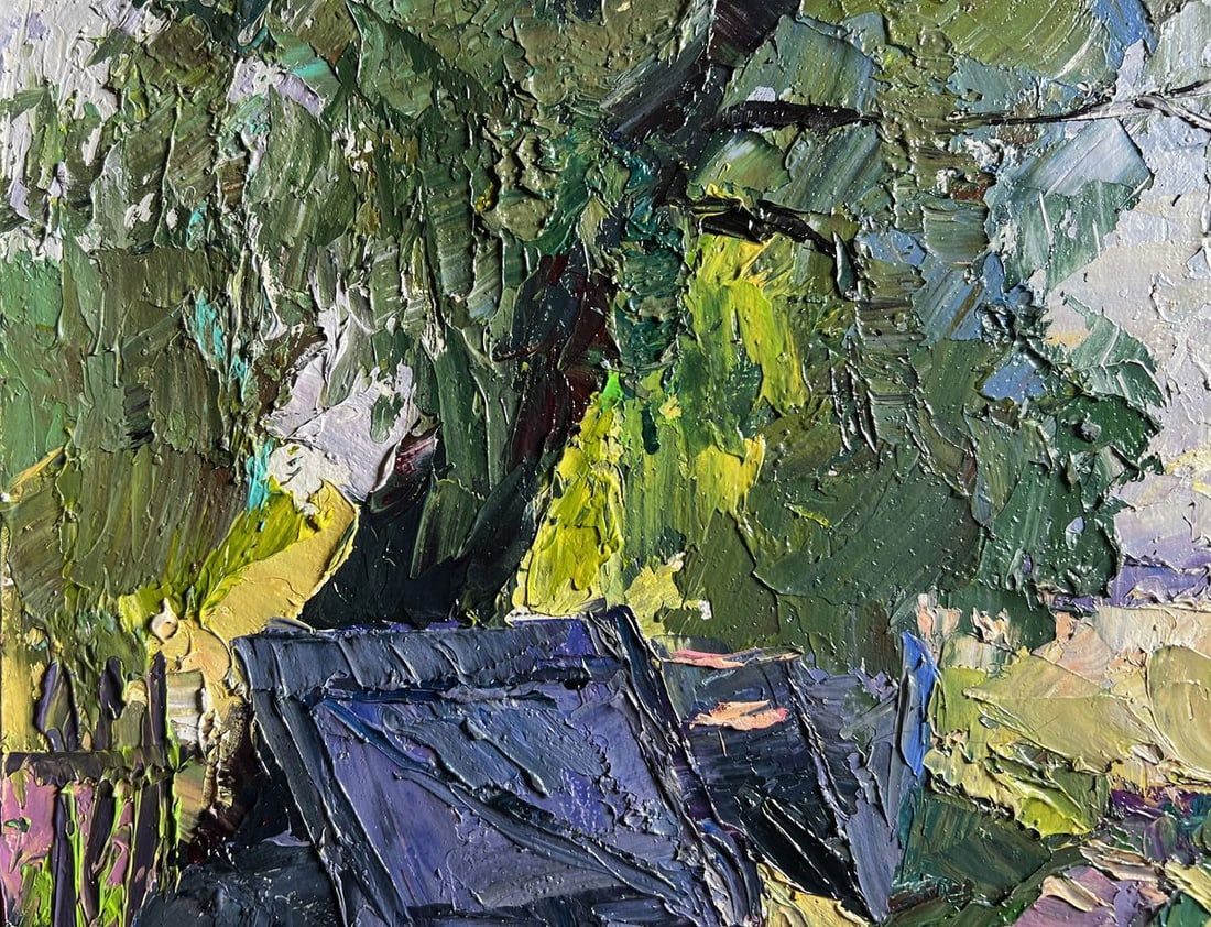 Oil painting The beginning of a summer day Boris Serdyuk - 4