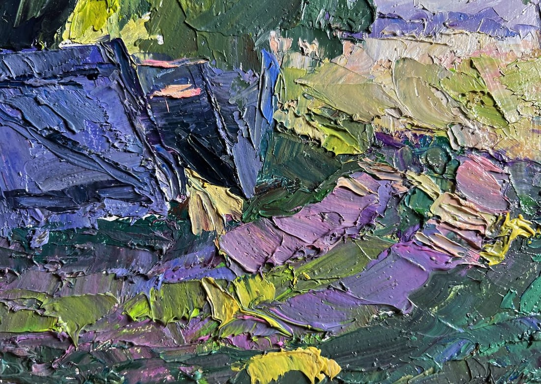 Oil painting The beginning of a summer day Boris Serdyuk - 7