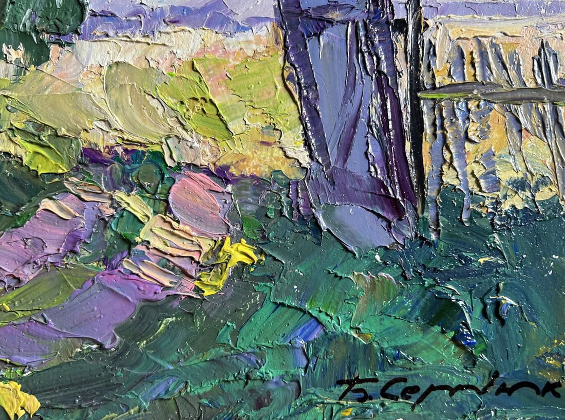 Oil painting The beginning of a summer day Boris Serdyuk - 9