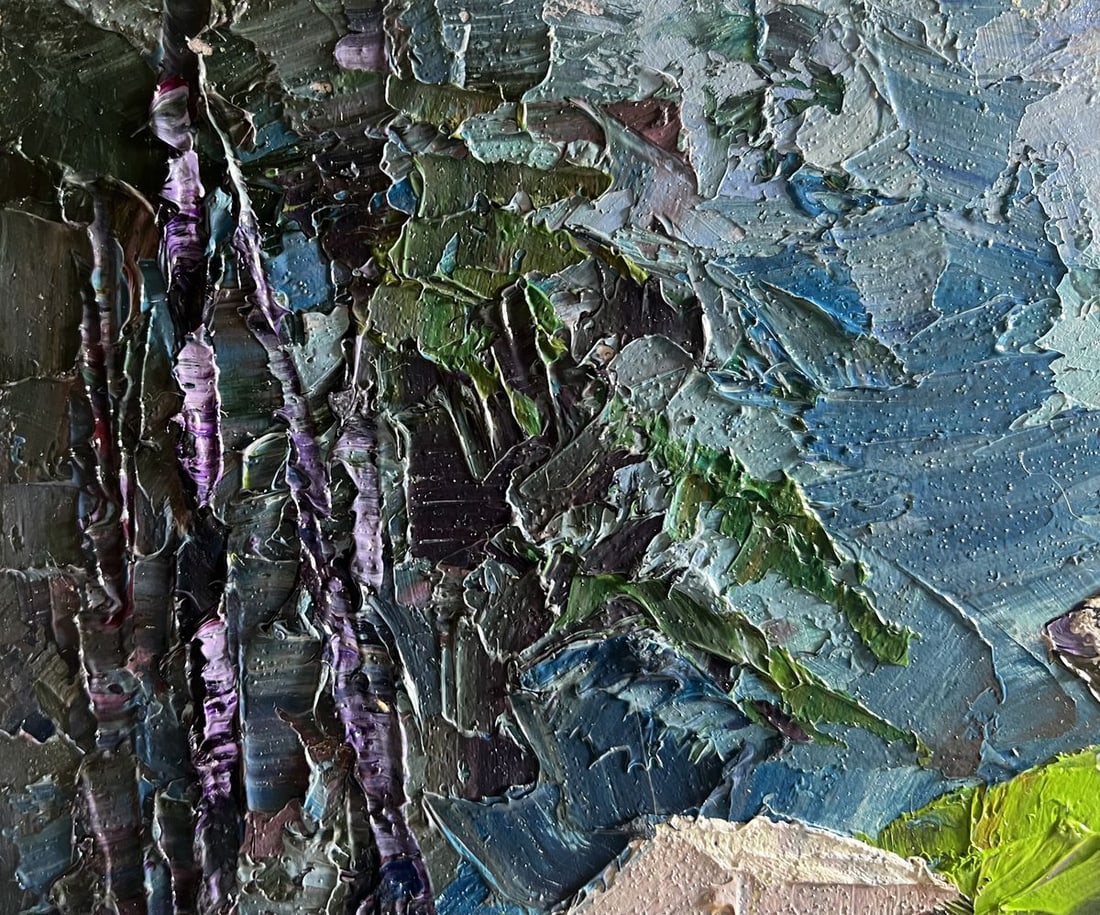 Oil painting Path in the forest Boris Serdyuk - 4