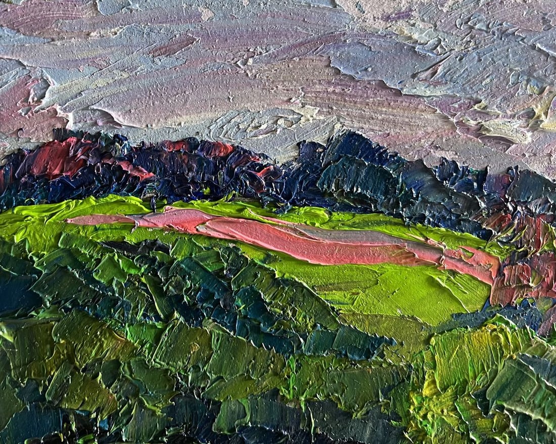 Oil painting Summer meadows and forests Boris Serdyuk - 4