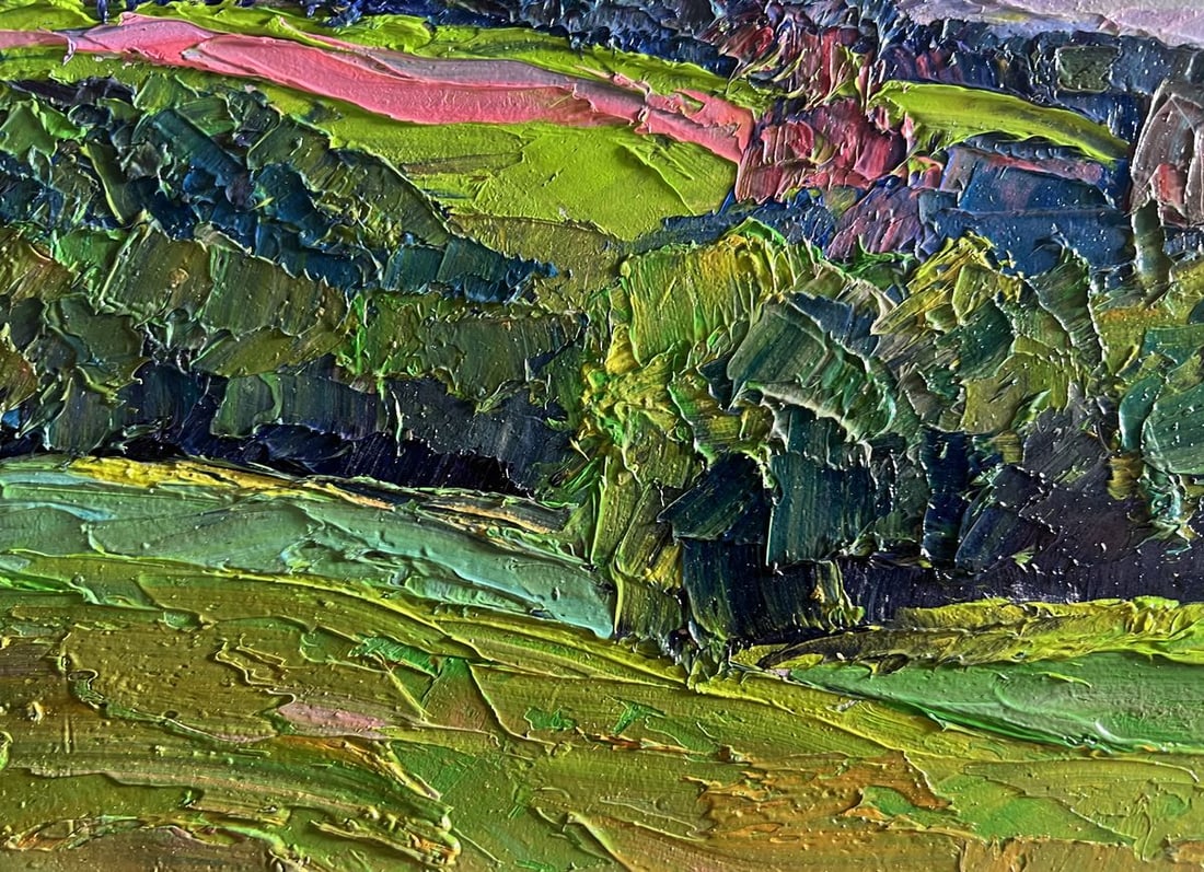 Oil painting Summer meadows and forests Boris Serdyuk - 7